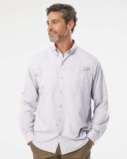 Columbia PFG Tamiami™ II Long Sleeve Shirt 212467 #colormdl_Cool Grey