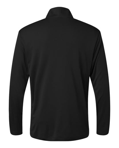 AllPro Men's Pro-Lock Performance Quarter-Zip Pullover 41870 #color_Black