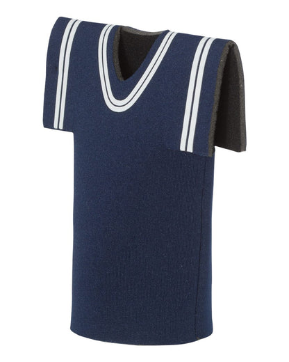Liberty Bags Collapsible Jersey Foam Can & Bottle Holder FT008 #color_Navy