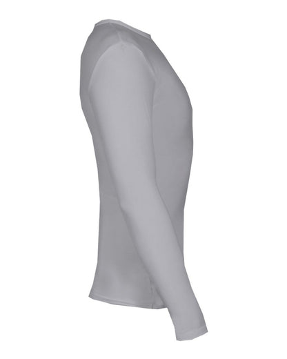 Badger Men's Pro-Compression Long Sleeve T-Shirt 4605 #color_Silver