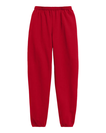 Hanes Unisex EcoSmart® Sweatpants P650 #color_Deep Red