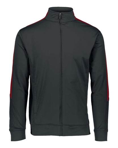 Augusta Sportswear Men's Medalist Jacket 2.0 4395 #color_Black/ Red