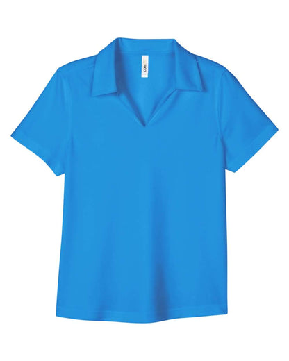 CORE365 Women's Market Snag Protect Mesh Polo CE104W #color_Electric Blue