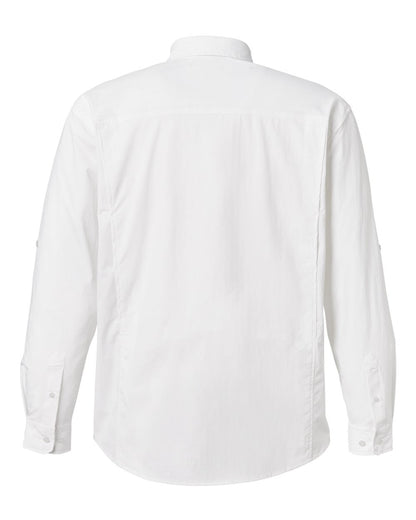 HUK Men's Creekbed Pocket Fishing Shirt H150184 #color_White