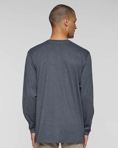 LAT Men's Fine Jersey Long Sleeve Tee 6918 #colormdl_Vintage Denim