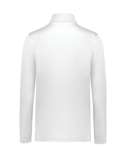 Holloway Women's CoolCore® Quarter-Zip Pullover 222340 #color_White