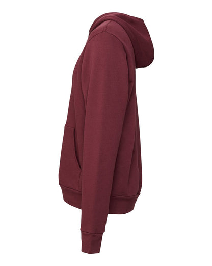 BELLA + CANVAS Sponge Fleece Hoodie 3719 #color_Maroon