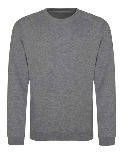 AWDis Unisex College Crewneck Sweatshirt JHA030 #color_Graphite Heather