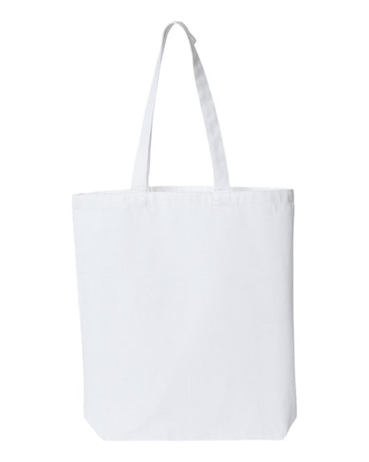 OAD Midweight Recycled Gusseted Tote OAD106R #color_White