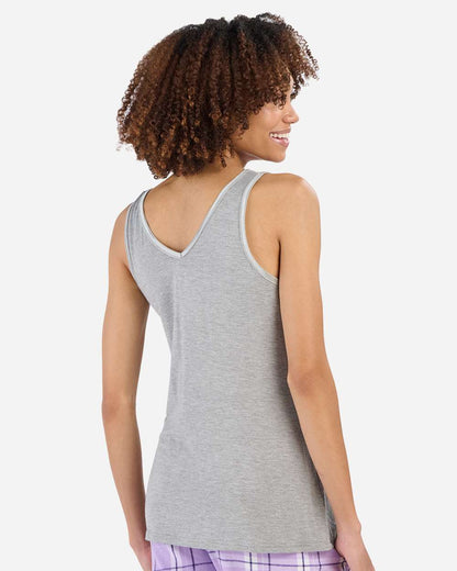Boxercraft Women's Bamboo V-Neck Tank Top BW2504 #colormdl_Oxford Heather