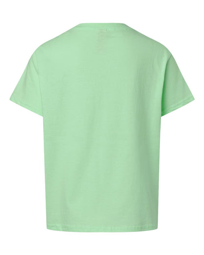 Gildan Youth Light Cotton T-Shirt 3000B #color_Mint Green