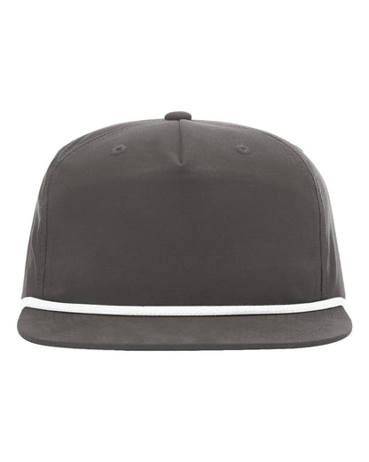 Richardson Umpqua Snapback Cap 256 #color_Charcoal/ White
