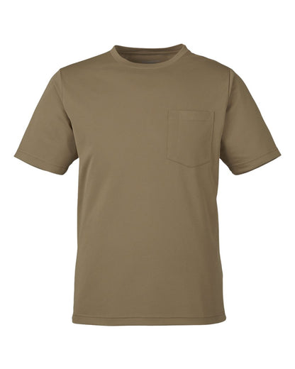Harriton Unisex Charge Snag and Soil Protect T-Shirt M118 #color_Coyote Brown
