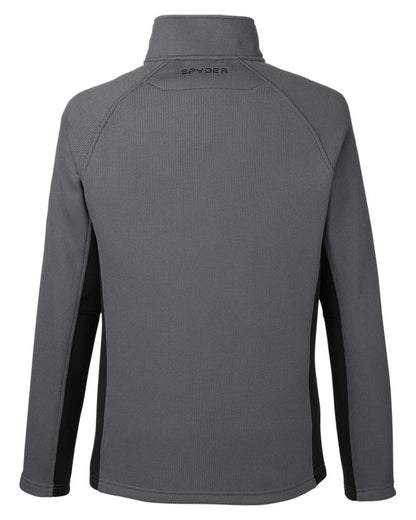 Spyder Men's Constant Half-Zip Pullover Sweater S16561 #color_Polar/ Black