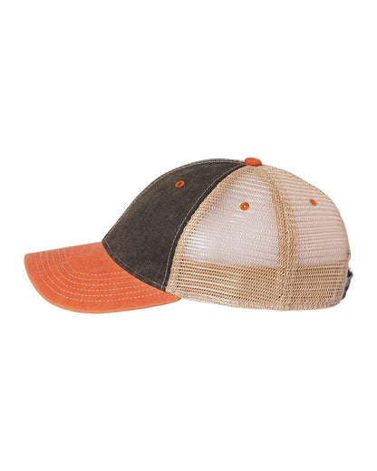 LEGACY Old Favorite Trucker Cap OFA #color_Black/ Orange/ Khaki
