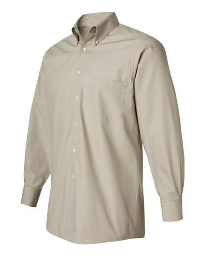 Van Heusen Men's Silky Poplin Shirt 13V0113 #color_Chino