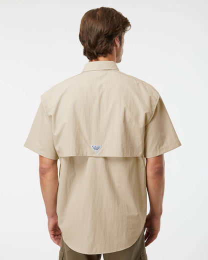 Columbia Men's PFG Bahama™ II Short Sleeve Shirt 212464 #colormdl_Fossil