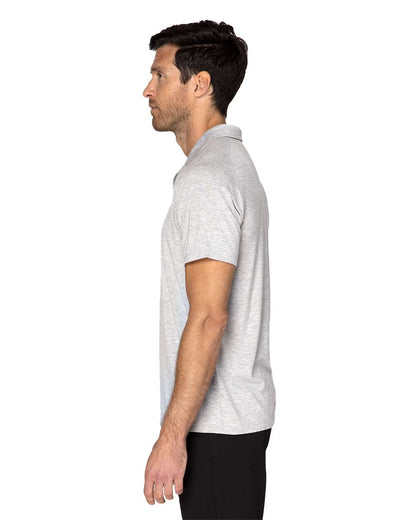 Threadfast Apparel Men's Impact Polo 382PL #colormdl_Heather Grey