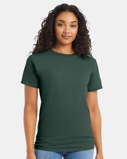 Hanes Essential-T T-Shirt 5280 #colormdl_Athletic Dark Green