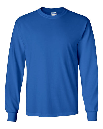 Gildan Unisex Ultra Cotton® Long Sleeve T-Shirt 2400 #color_Royal