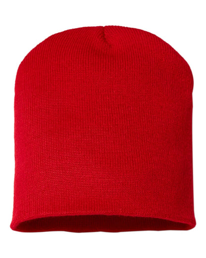 CAP AMERICA USA-Made 8 1/2" Beanie TKN28 #color_True Red