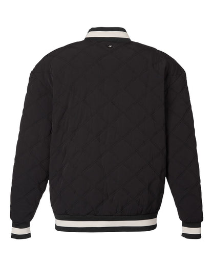 Glyder Unisex Varsity Jacket MDP7026 #color_Black