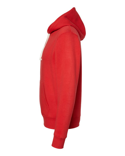 J. America Men's Triblend Fleece Hooded Sweatshirt 8871 #color_Red Solid