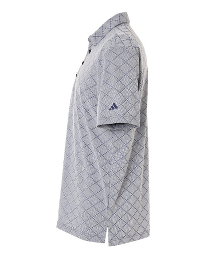 Adidas Men's Ultimate365 Jacquard Polo A2014 #color_Collegiate Navy/ White