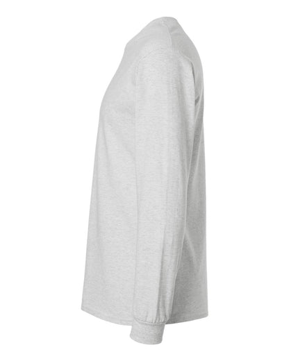 Gildan Unisex Ultra Cotton® Long Sleeve T-Shirt 2400 #color_Ash