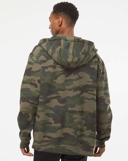Independent Trading Co. Unisex Heavyweight Full-Zip Hooded Sweatshirt IND4000Z #colormdl_Forest Camo
