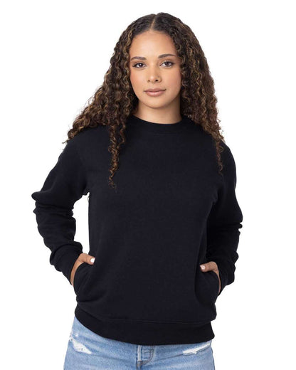 econscious Unisex Reclaimist Crewneck Sweatshirt EC5305 #colormdl_Black