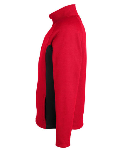 Spyder Men's Constant Full-Zip Sweater Fleece Jacket 187330 #color_Red/ Black