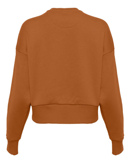 Next Level Women's Heavyweight Crewneck Sweatshirt 9087 #color_Clay