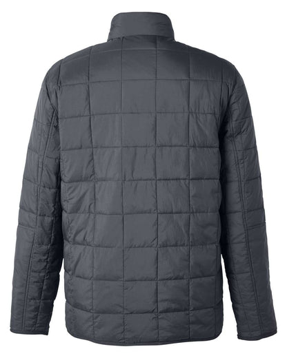 North End Unisex Aura Fleece-Lined Jacket NE721 #color_Carbon