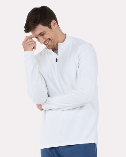 Boxercraft Perfect Quarter-Zip Pullover BM5203 #colormdl_White