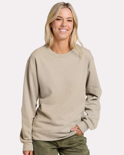 JERZEES Unisex Ultimate CVC Crewneck Sweatshirt IC48MR #colormdl_Putty