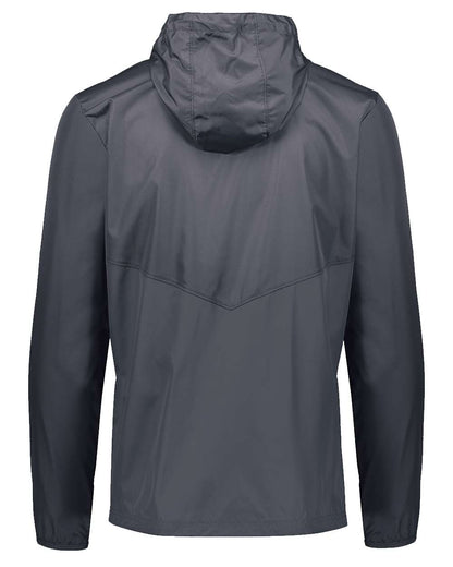 Holloway Men's Packable Quarter-Zip Jacket 229534 #color_Carbon
