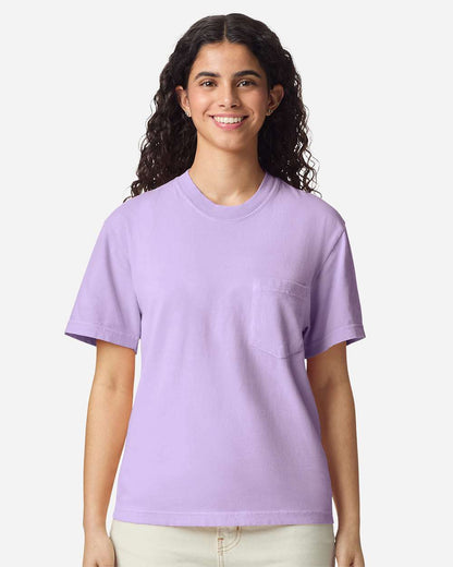 Comfort Colors Unisex Garment-Dyed Heavyweight Pocket T-Shirt 6030 #colormdl_Orchid