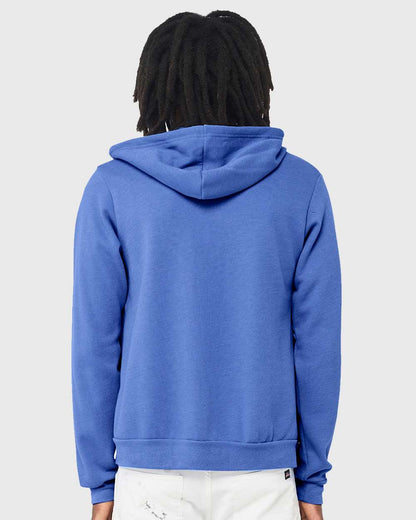 BELLA + CANVAS Sponge Fleece Full-Zip Hoodie 3739 #colormdl_Heather Columbia Blue