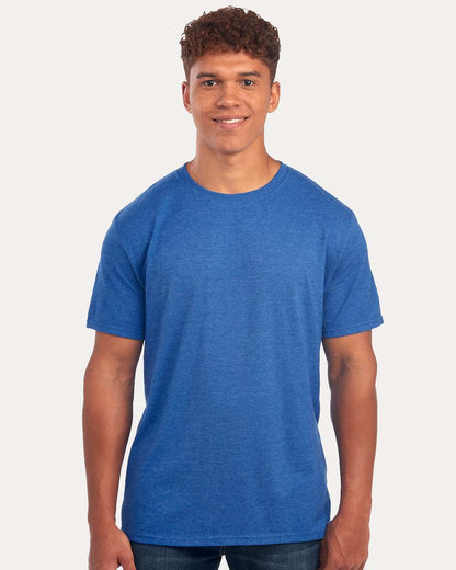 JERZEES Premium Blend Ring-Spun T-Shirt 560MR #colormdl_Retro Heather Royal