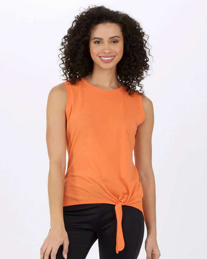 Boxercraft Women's Knot Front T-Shirt BW2507 #color_Mandarin