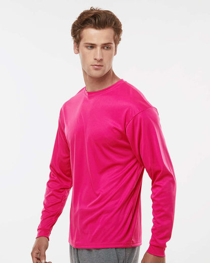 C2 Sport Performance Long Sleeve T-Shirt 5104 #colormdl_Hot Pink