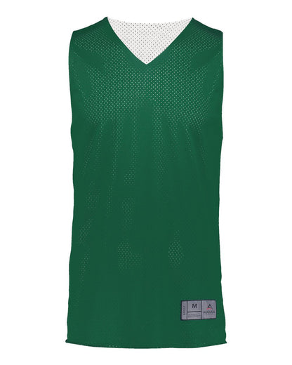 Augusta Sportswear Youth Reversible 2.0 Jersey 162 #color_Dark Green/ White