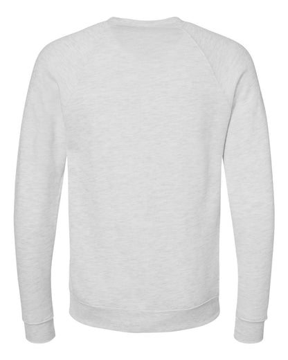 BELLA + CANVAS Unisex Sponge Fleece Raglan Crewneck Sweatshirt 3901 #color_Ash