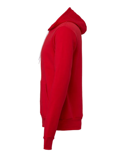 BELLA + CANVAS Unisex Sponge Fleece Hoodie Sweatshirt 3719 #color_Red