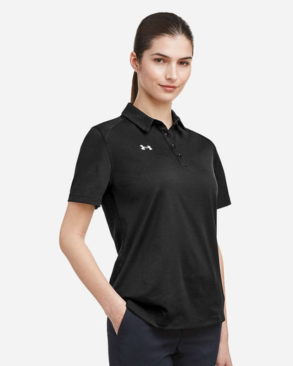 Under Armour Women's Tech™ Polo 1370431 #colormdl_Black/ White