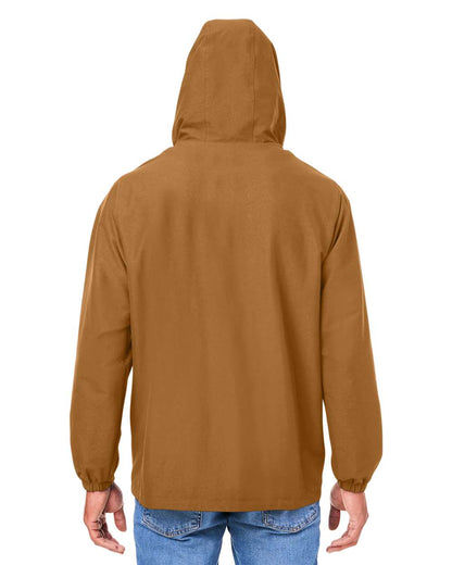 Harriton Unisex Flex Twill Hooded Jacket M73 #colormdl_Duck Brown