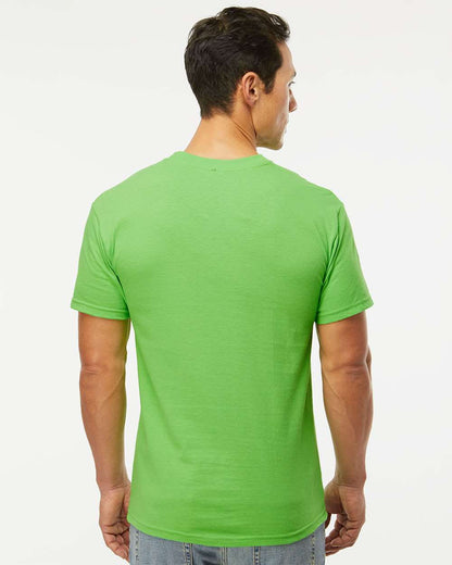 M&O Men's Gold Soft Touch T-Shirt 4800 #colormdl_Vivid Lime