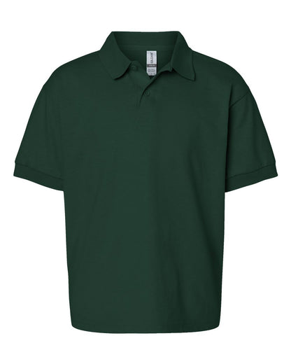 Gildan Youth DryBlend® Jersey Polo 8800B #color_Forest Green