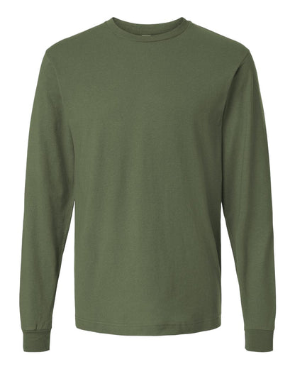 Tultex Fine Jersey Long Sleeve T-Shirt 202LS #color_Military Green